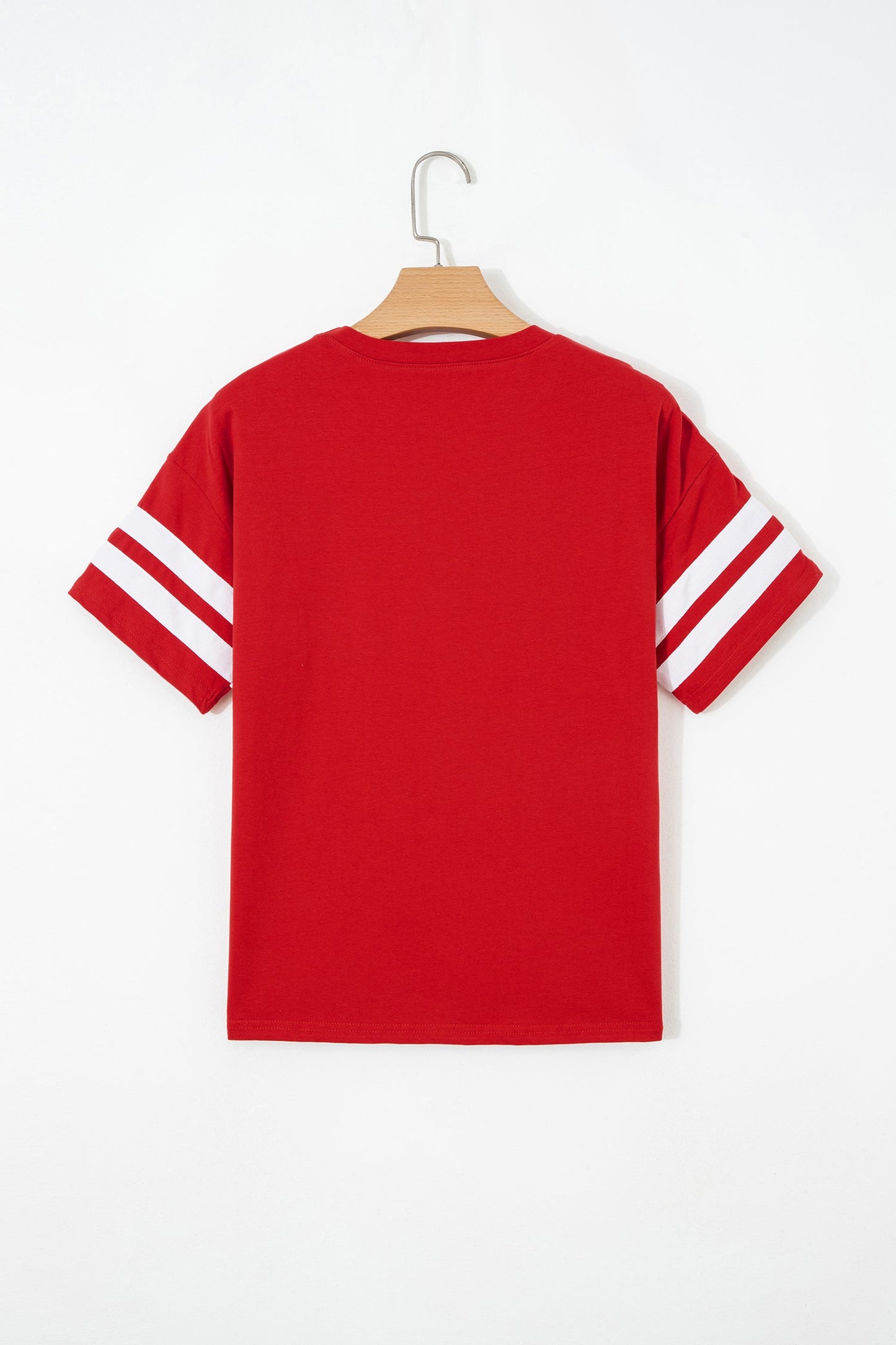 Varsity Stripe Crew Neck Short Sleeve T-Shirt