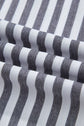 Stripe Shirred High Waist Wide Leg Pants