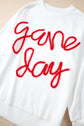 GAME DAY Tinsel Drop Shoulder Sweatshirt