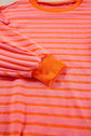 Stripe Drop Shoulder Crewneck Sweatshirt