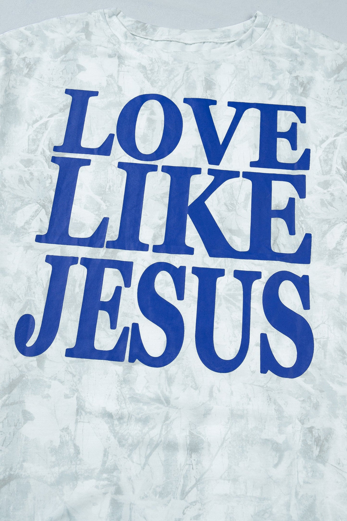 Love Like Jesus Camo Oversize Graphic T-Shirt