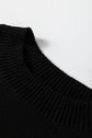 Colorblock Crew Neck Drop Shoulder Sweater