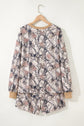Woodland Camo Long Sleeve Top & Short Set