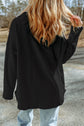 Gray BContrast Flap Pockets Relaxed Shacket