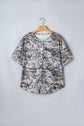 Woodland Camo Henley Tunic T-Shirt